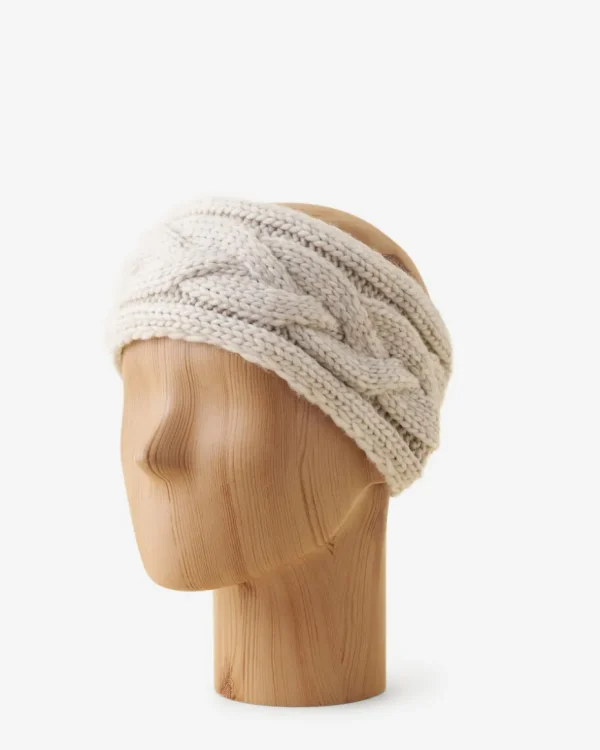 Cheap Roots Olivia Cable Headband OATMEAL MIX