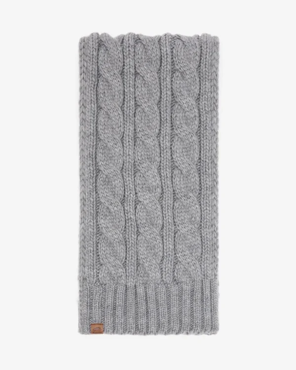 Shop Roots Olivia Cable Scarf MEDIUM GREY MIX