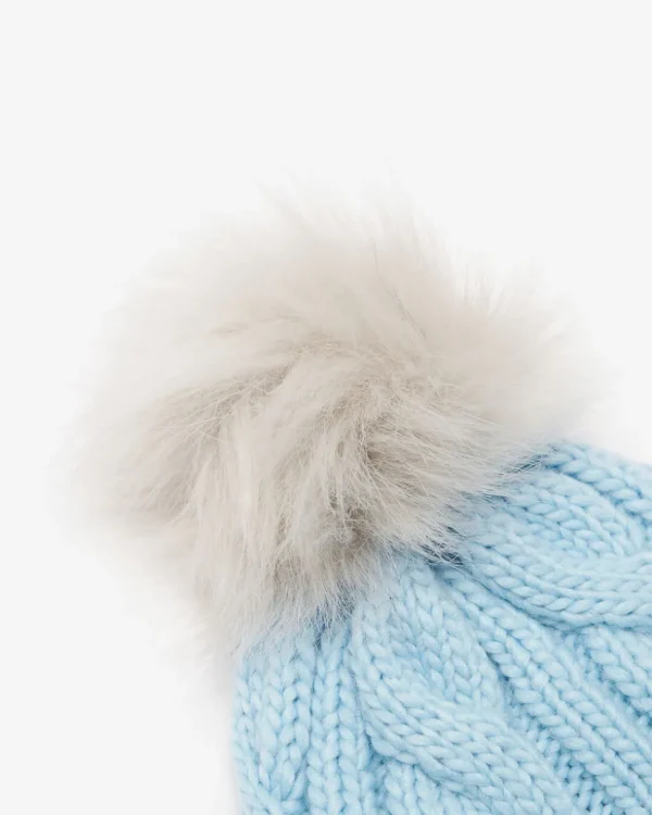 Cheap Roots Olivia Cable Toque CLEAR SKY BLUE