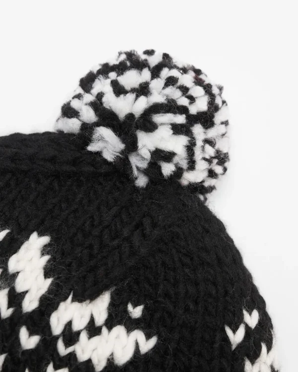 Cheap Roots Olivia Hand Knit Toque BLACK