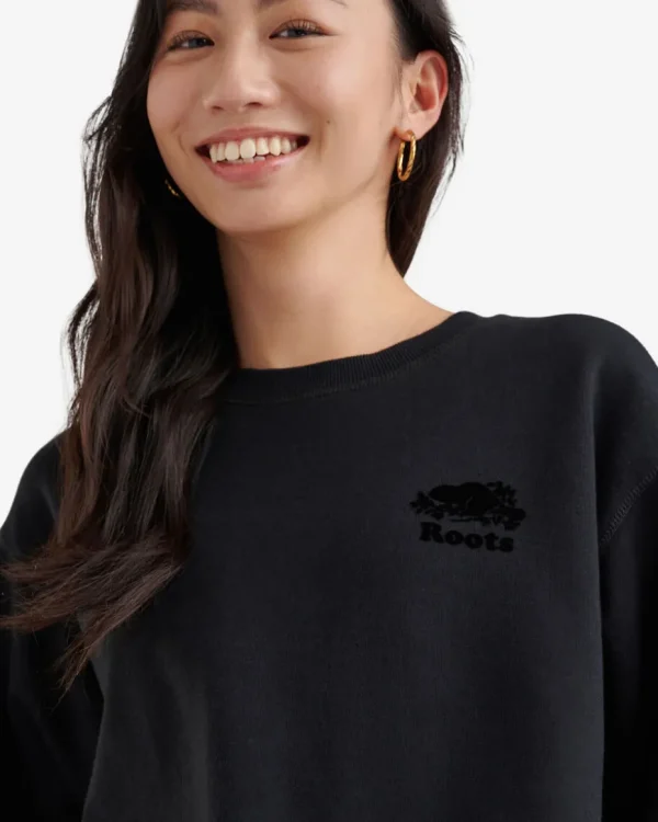 Clearance Roots Organic Cooper BF Crew Sweatshirt