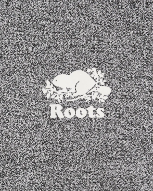 Clearance Roots Organic Cooper BF Kanga Hoodie SALT & PEPPER