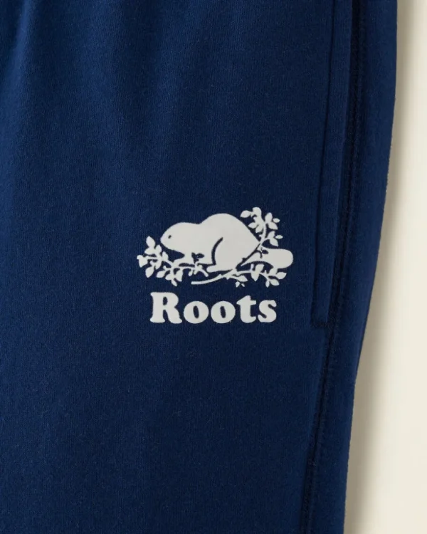 Outlet Roots Organic Cooper High Waisted Sweatpant TRUE NAVY