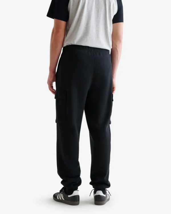 Discount Roots Organic Cooper Relaxed Cargo Sweatpant BLACK/BLACK