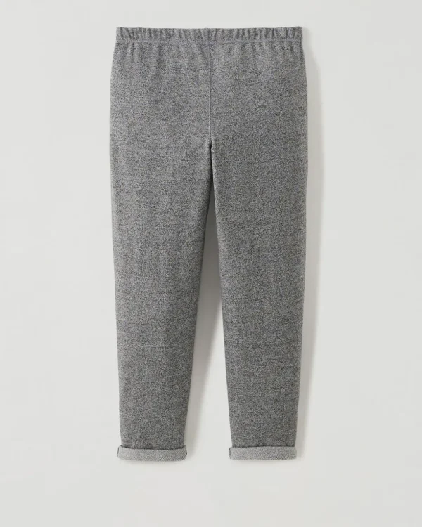 New Roots Organic Easy Ankle Sweatpant SALT & PEPPER