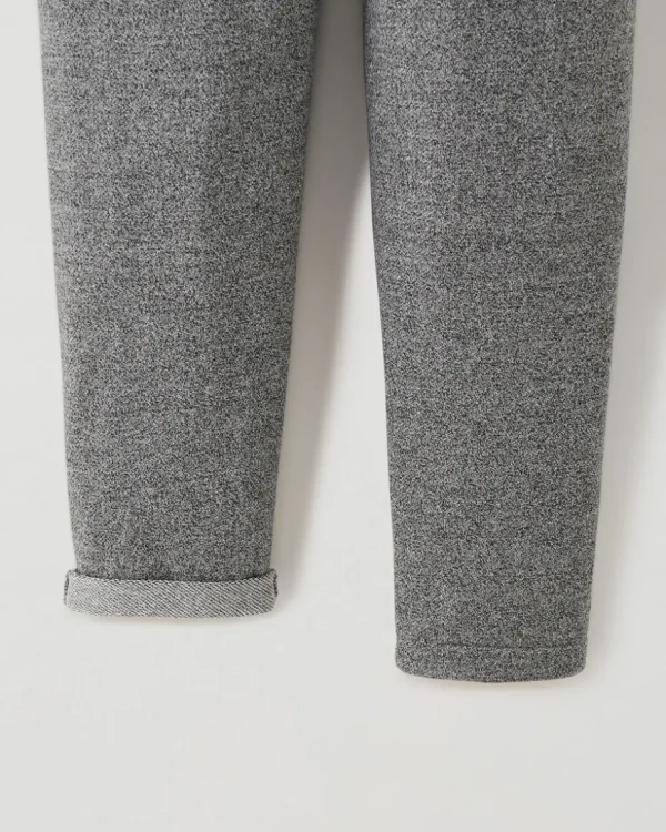 New Roots Organic Easy Ankle Sweatpant SALT & PEPPER