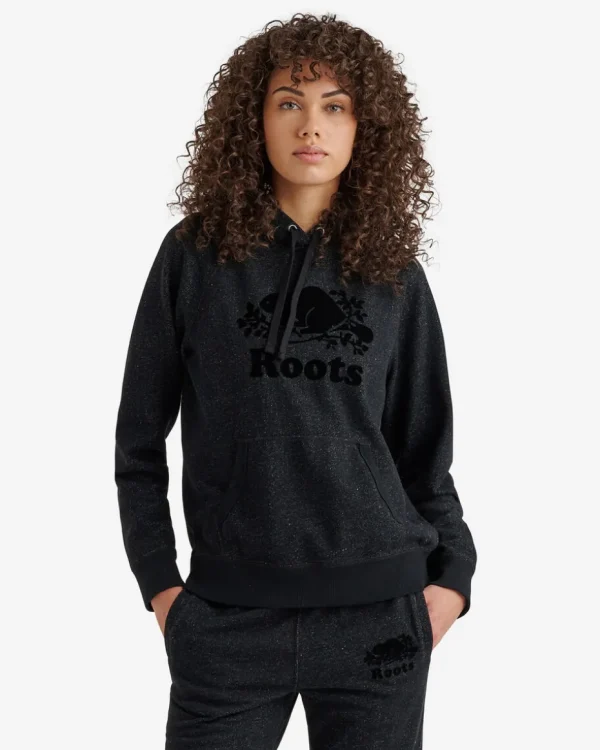 Hot Roots Organic Original Kanga Hoodie BLACK PEPPER