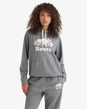 Cheap Roots Organic Original Kanga Hoodie SALT & PEPPER