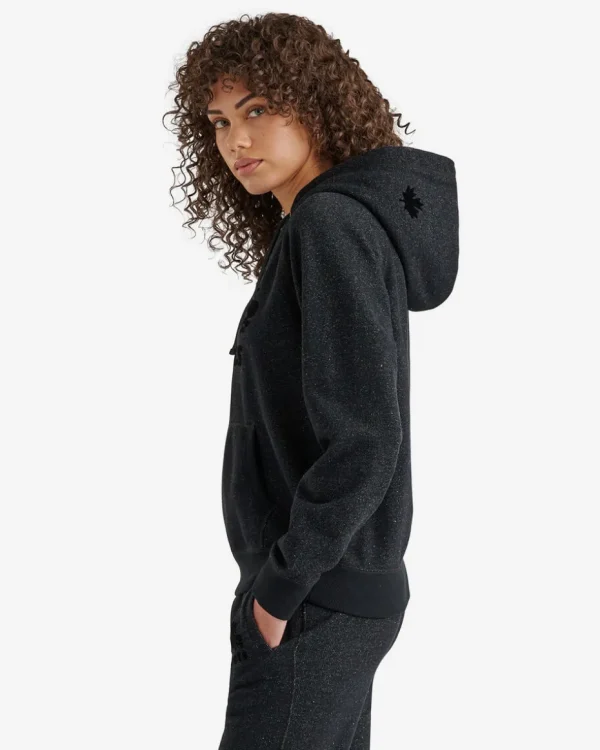 Hot Roots Organic Original Kanga Hoodie BLACK PEPPER