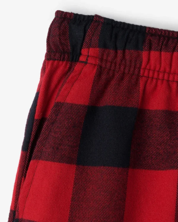 Cheap Roots Park Plaid Pajama Short