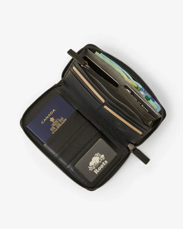 Best Roots Passport Wallet Prince BLACK