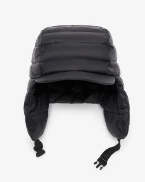 Shop Roots Puffer Ear Flap Hat BLACK