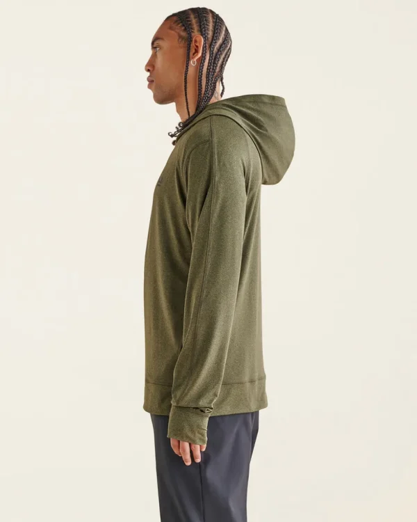 Hot Roots Renew Long Sleeve Hoodie WINTER MOSS PEPPER