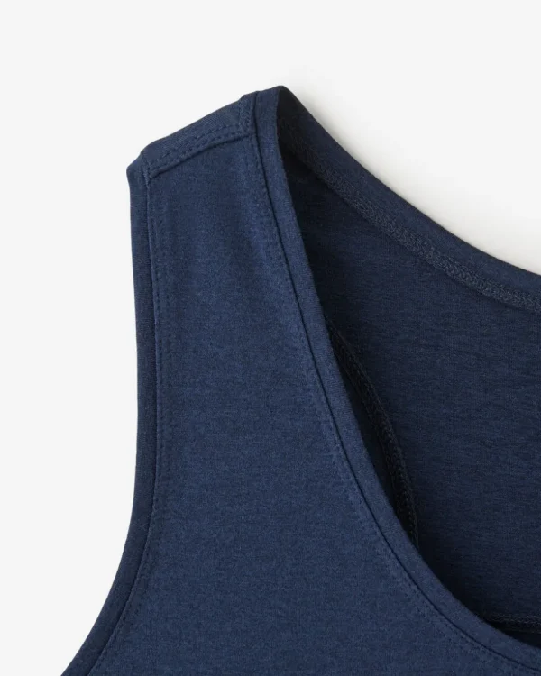 Shop Roots Renew Racer Tank NAVY BLAZER MIX