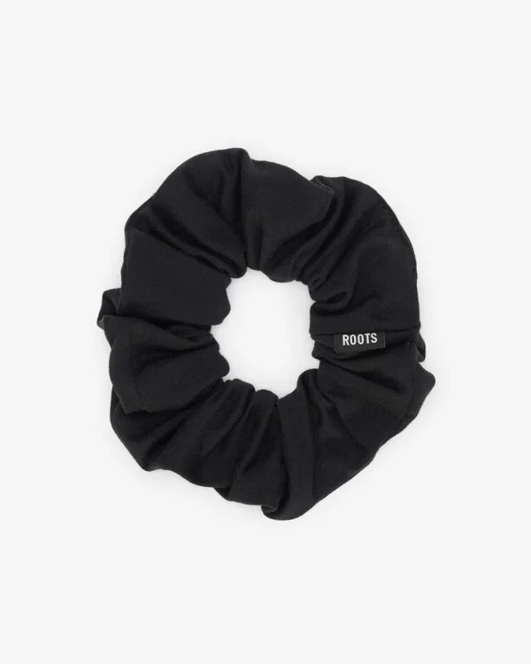 Cheap Roots Renew Scrunchie BLACK