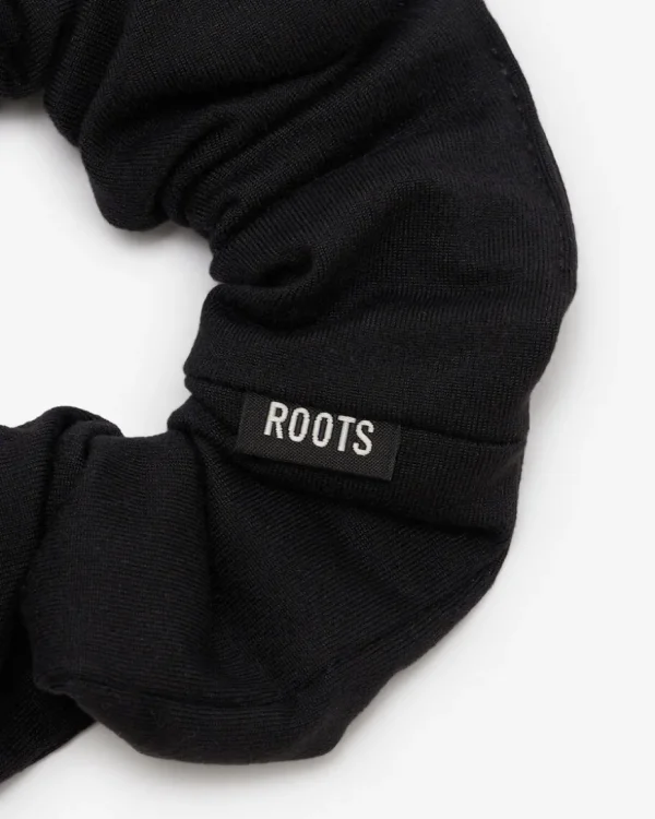 Cheap Roots Renew Scrunchie BLACK