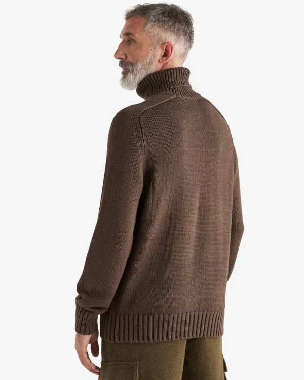 Hot Roots Robson Turtleneck ESPRESSO BROWN MIX