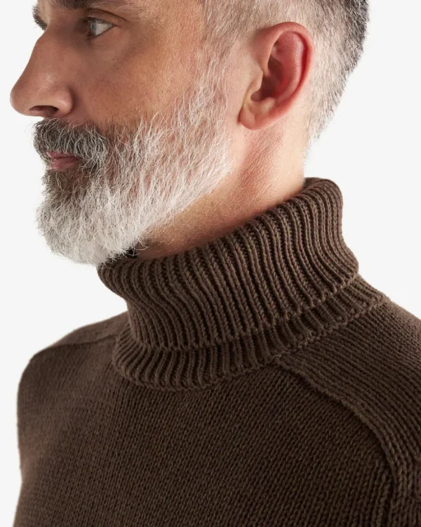 Hot Roots Robson Turtleneck ESPRESSO BROWN MIX