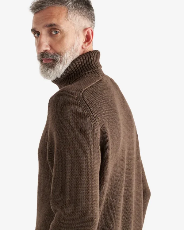 Hot Roots Robson Turtleneck ESPRESSO BROWN MIX