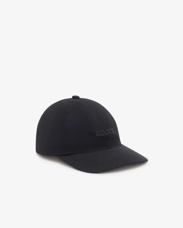 Sale Roots Nylon Baseball Cap BLACK