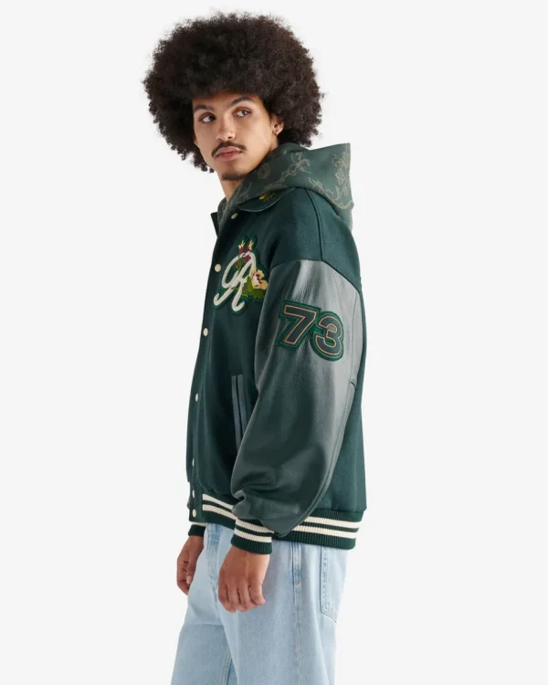 Best Sale Roots Signature Varsity Jacket VARSITY GREEN/GREEN