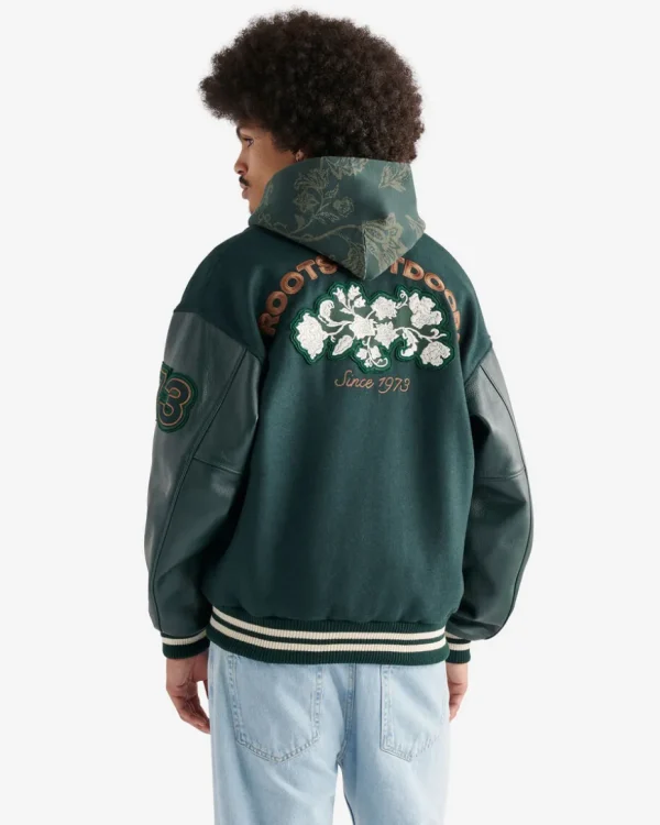 Best Sale Roots Signature Varsity Jacket VARSITY GREEN/GREEN