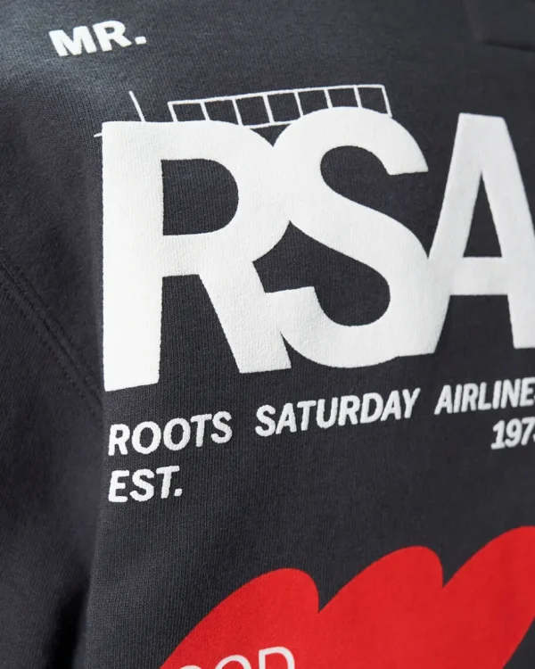 Hot Roots X Mr. Saturday Hoodie BLACK