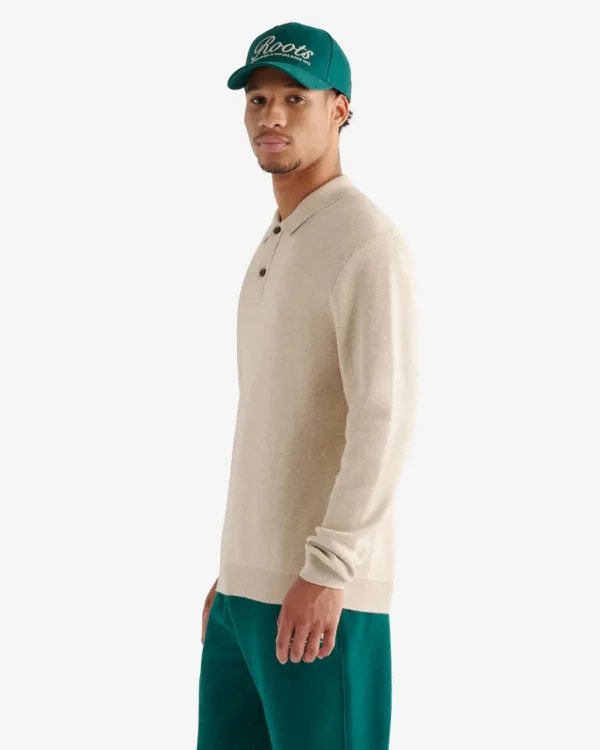 Outlet Roots Severn Long Sleeve Sweater Polo