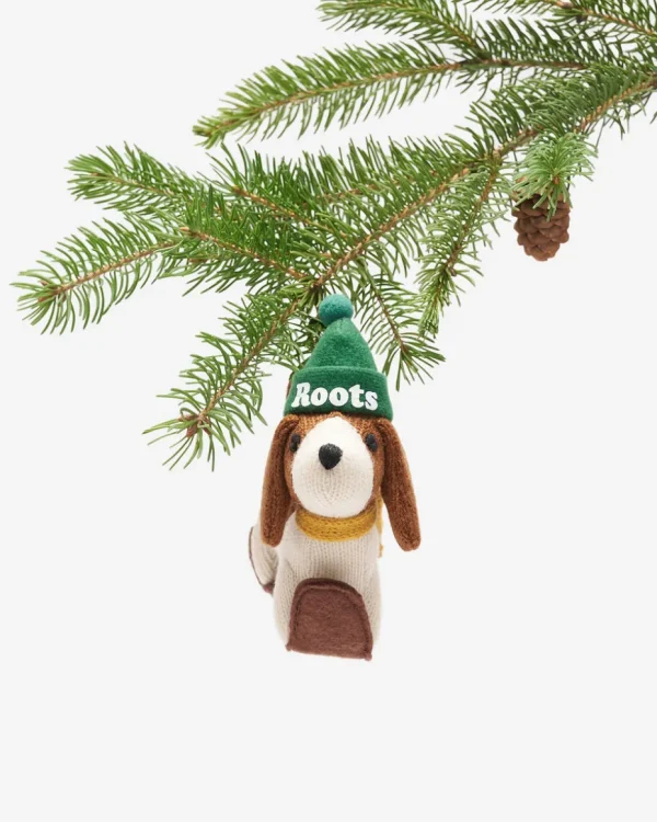 Cheap Roots Sledding Beagle Ornament MULTI