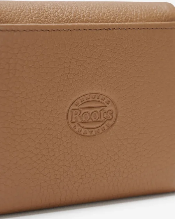 Best Roots Small Card Wallet Cloud TANNERY BROWN