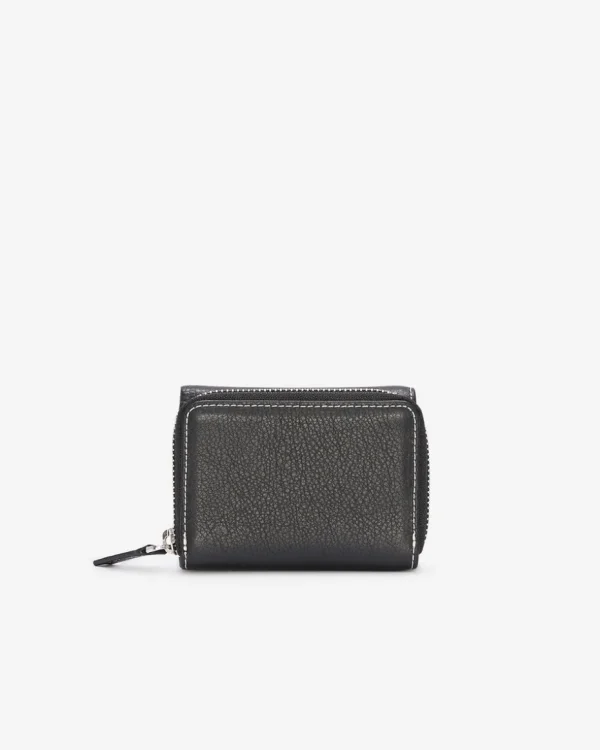 Clearance Roots Small Trifold Clutch Prince BLACK