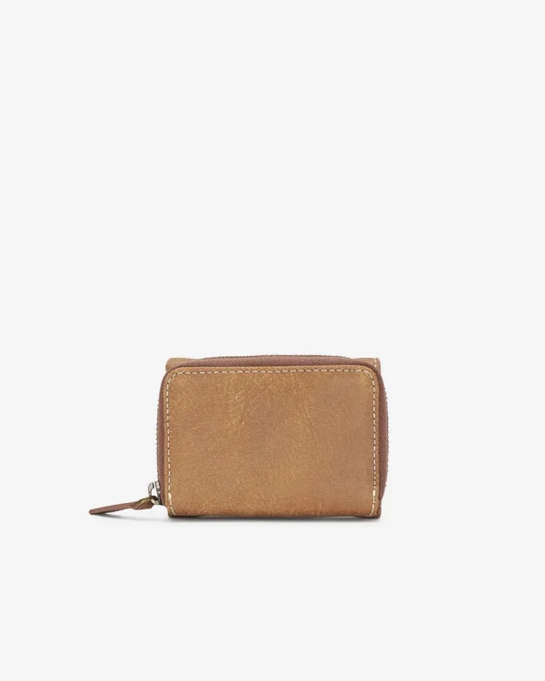 Store Roots Small Trifold Clutch Tribe NATURAL