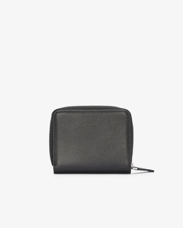 Best Roots Small Zip Around Clutch Prince BLACK