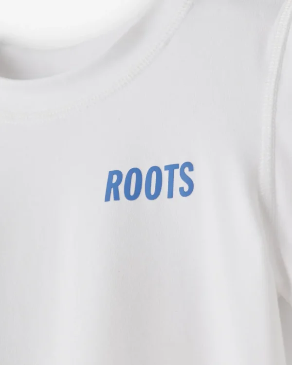 Outlet Roots Toddler Active Nature T-Shirt WHITE