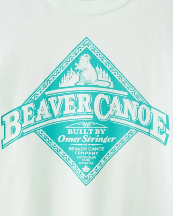 Outlet Roots Toddler Beaver Canoe Relaxed T-Shirt TURQUOISE MIST