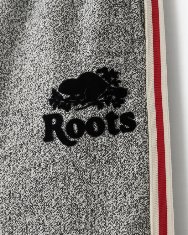 Outlet Roots Toddler Cabin Track Sweatpant GREY OAT PEPPER