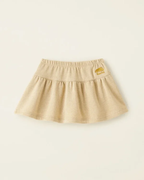 Hot Roots Toddler Girls Gold Sparkle Skirt PALE GOLD