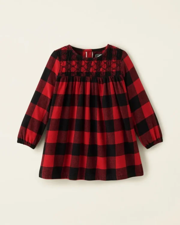 Best Roots Toddler Girls Park Plaid Dress