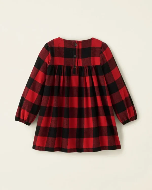 Best Roots Toddler Girls Park Plaid Dress