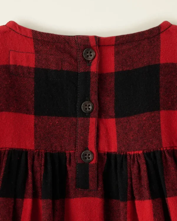 Best Roots Toddler Girls Park Plaid Dress