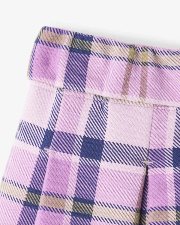 Store Roots Toddler Girls Pleated Skort LAVENDER HERB