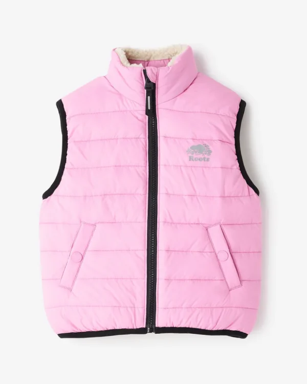 Shop Roots Toddler Reversible Puffer Vest