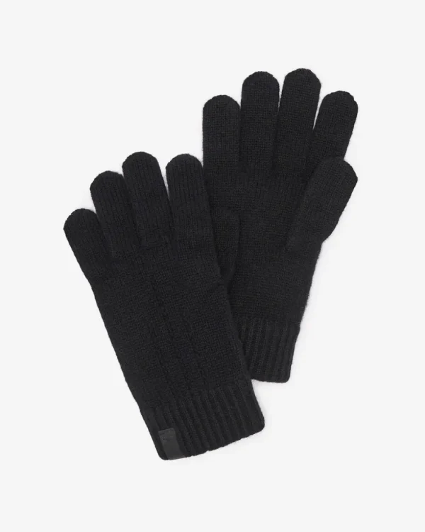 Best Sale Roots Womens Merino Wool Knit Glove BLACK