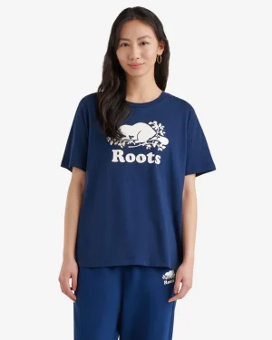 Discount Roots Womens Organic Relaxed Cooper T-shirt