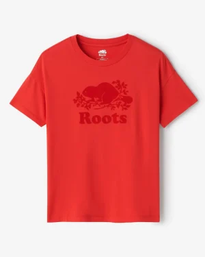 Outlet Roots Womens Organic Relaxed Cooper T-Shirt