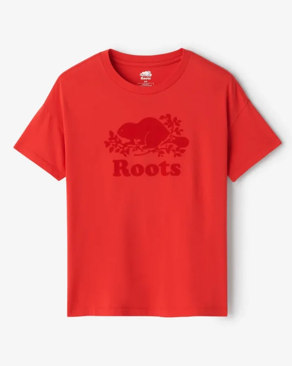 Outlet Roots Womens Organic Relaxed Cooper T-Shirt