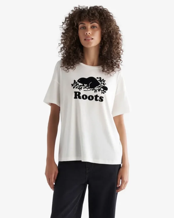 Discount Roots Womens Organic Relaxed Cooper T-shirt